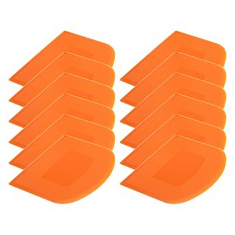 Plastic Cake Scraper Dough Cutter Tool for Cutting Baking Kitchen Daily Use, Pack of 12