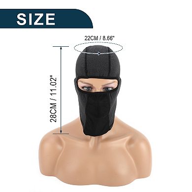 Cycling Balaclava Full Face Mask Neck Cover Windproof Breathable Face Cover 1 Pc