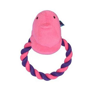 Peeps Squeaky Rope Dog Toy (Chick)