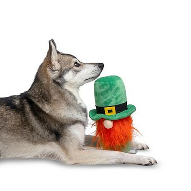 St. Patrick's Day Hide A Ball Gnome Dog Toy