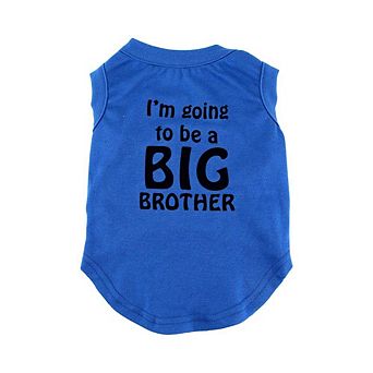 Midlee I'm Going To Be A Big Brother Dog Shirt