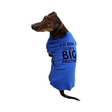 Midlee I'm Going To Be A Big Brother Dog Shirt