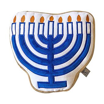 Midlee Menorah Sugar Cookie Dog Toy