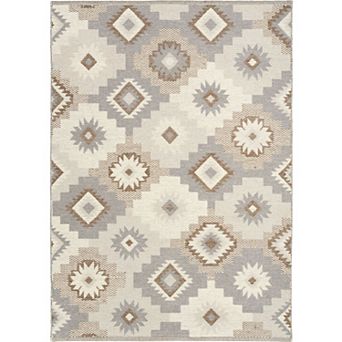 Nourison Copenhagen Modern Flatwoven Wool Indoor Area Rug