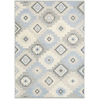 Nourison Copenhagen Modern Flatwoven Wool Indoor Area Rug