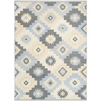 Nourison Copenhagen Modern Flatwoven Wool Indoor Area Rug