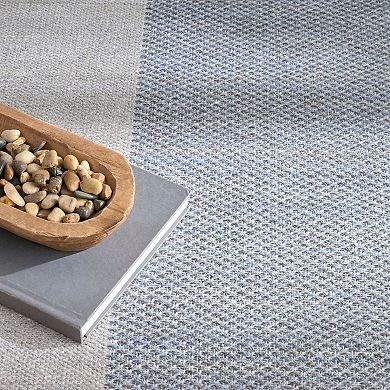 Nourison Copenhagen Mid-Century Modern Flatwoven Wool Indoor Area Rug