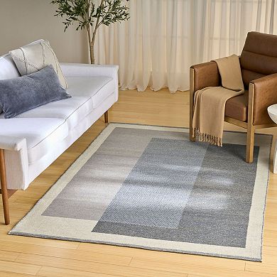 Nourison Copenhagen Mid-Century Modern Flatwoven Wool Indoor Area Rug