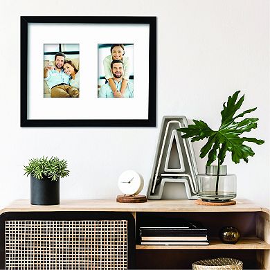 COURTSIDE MARKET Classic Hues Collection 11 x 14 Double Picture Frame