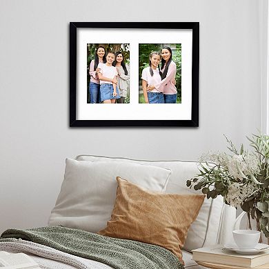 COURTSIDE MARKET Classic Hues Collection 11 x 14 Double Picture Frame