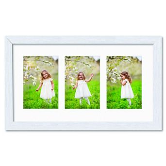 COURTSIDE MARKET Classic Hues Collection 9 x 16 Triple Photo Frame