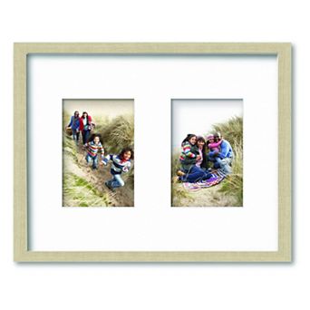 COURTSIDE MARKET Classic Hues Collection 11 x 14 Double Picture Frame