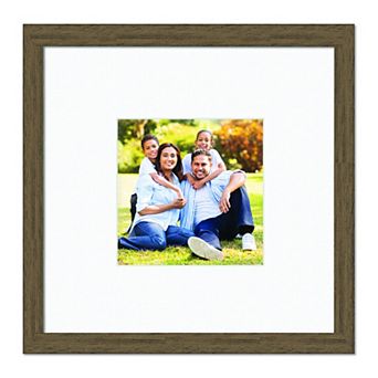 COURTSIDE MARKET Classic Hues Collection Walnut 8" x 8" Picture Frame