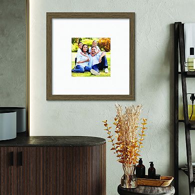 COURTSIDE MARKET Classic Hues Collection Walnut 8" x 8" Picture Frame