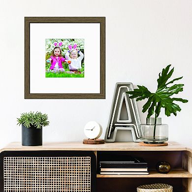 COURTSIDE MARKET Classic Hues Collection Walnut 9" x 9" Picture Frame