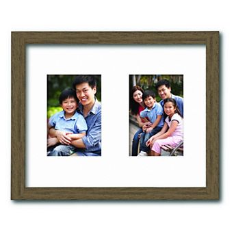 COURTSIDE MARKET Classic Hues Collection 11" x 14" Double Picture Frame