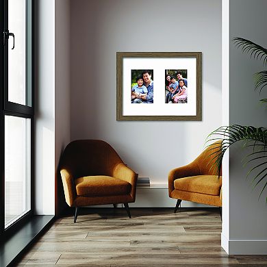 COURTSIDE MARKET Classic Hues Collection 11" x 14" Double Picture Frame