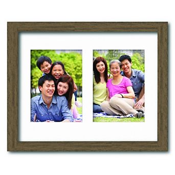 COURTSIDE MARKET Classic Hues Collection 11" x 14" Double Picture Frame