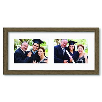 COURTSIDE MARKET Classic Hues Collection Walnut 8" x 18" Picture Frame