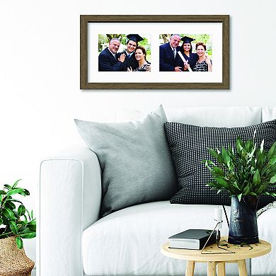 COURTSIDE MARKET Classic Hues Collection Walnut 8" x 18" Picture Frame