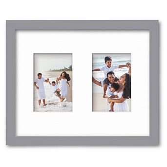 COURTSIDE MARKET Classic Hues Collection 11" x 14" Double Picture Frame