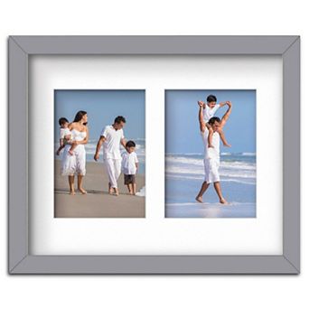 COURTSIDE MARKET Classic Hues Collection 11" x 14" Double Picture Frame