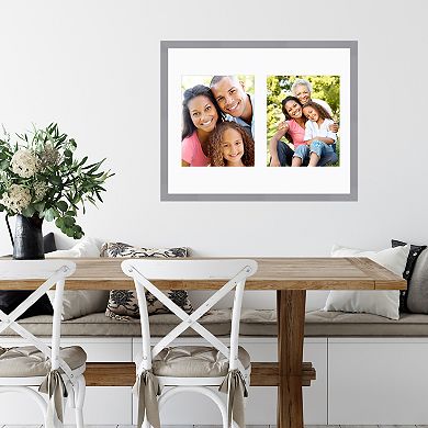 COURTSIDE MARKET Classic Hues Collection 16" x 20" Double Picture Frame