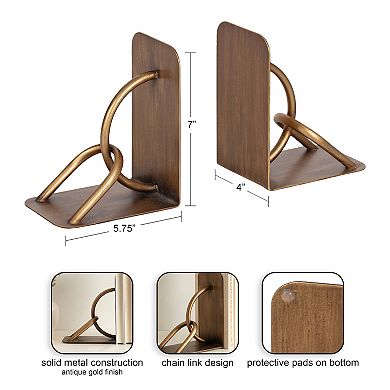 Chenery Metal Bookends