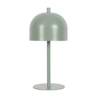 Sage Green Metal LED Accent Lamp