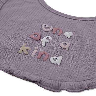 Newborn Baby Girls Huggies Babywear® Bodysuit Pants & Bib 3-Piece Set