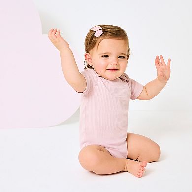 Baby Huggies Babywear 3-Pack Ribbed Bodysuits with Ruffle Sleeves