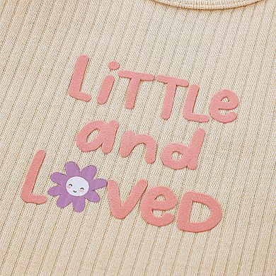 Baby Huggies Babywear 3-Pack Ribbed Bodysuits with Ruffle Sleeves