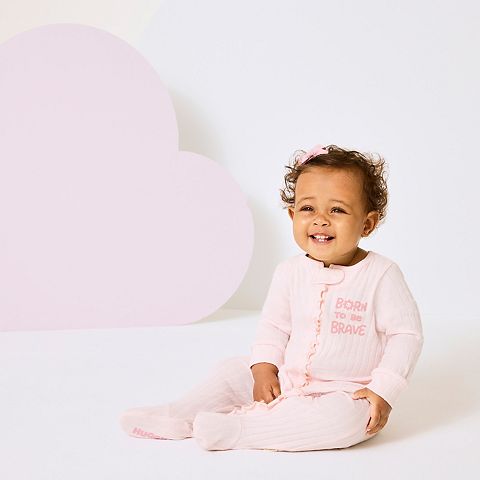 Newborn Детский человечек для сна Huggies Babywear Organic Ruffle