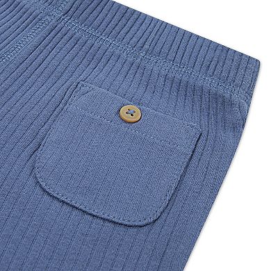 Newborn Baby Boys Huggies Babywear® 100% Organic 2-Pack Ribbed Pants