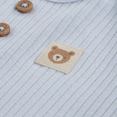 Newborn Baby Boys Huggies Babywear® 100% Organic 2-Pack Layette Gowns with Bears