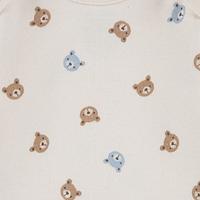 Newborn Baby Boys Huggies Babywear® 100% Organic 2-Pack Layette Gowns with Bears