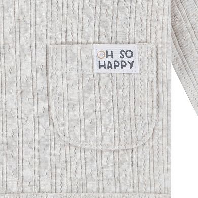 Newborn Baby Huggies Babywear® Jacket Footed Pants & Hat 3-Piece Matching Set