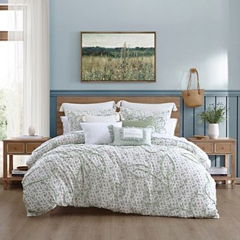 Peri Blueberry Chenille 3 pc Comforter Set with Shams