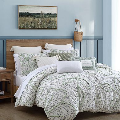 Peri Blueberry Chenille 3-piece Comforter Set with Shams