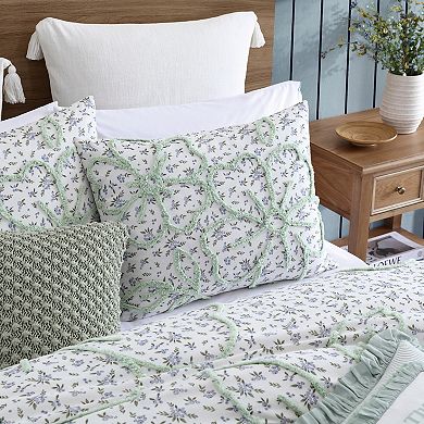 Peri Blueberry Chenille 3-piece Comforter Set with Shams