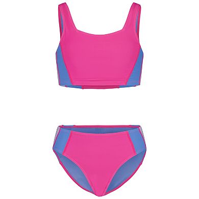 Girls 7-16 Under Armour Colorblock 2-Piece Bikini Top & Bottoms Swim Set