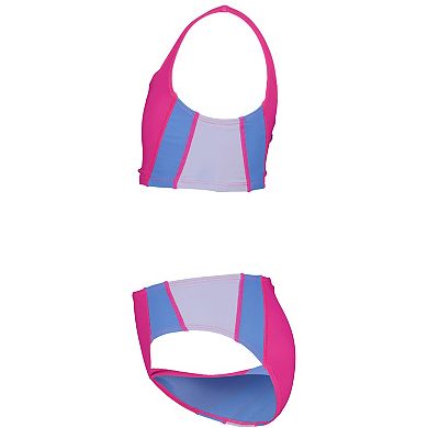 Girls 7-16 Under Armour Colorblock 2-Piece Bikini Top & Bottoms Swim Set