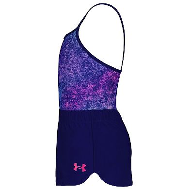 Girls 7-16 Under Armour 2-Piece Swimsuit & Solid Swim Shorts Set