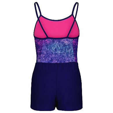 Girls 7-16 Under Armour 2-Piece Swimsuit & Solid Swim Shorts Set