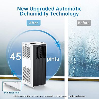 Portable Air Conditioner, 8000 BTUs Air Conditioners Portable for Room