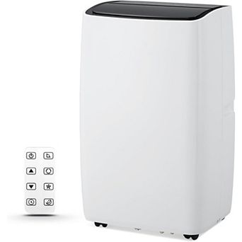 12,000 BTUs Portable Air Conditioner with Built-In Dehumidifier