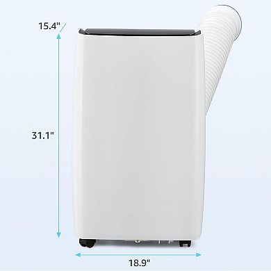 12,000 BTUs Portable Air Conditioner with Built-In Dehumidifier