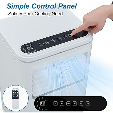 Portable Air Conditioner, 10,000 BTUs Portable AC Unit 4-in-1 Modes