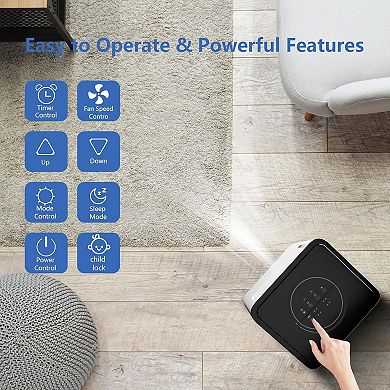 10,000Btu Portable Air Conditioners Dual Control Portable AC Unit