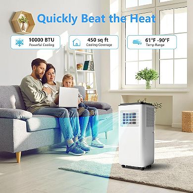 10,000Btu Portable Air Conditioners Dual Control Portable AC Unit